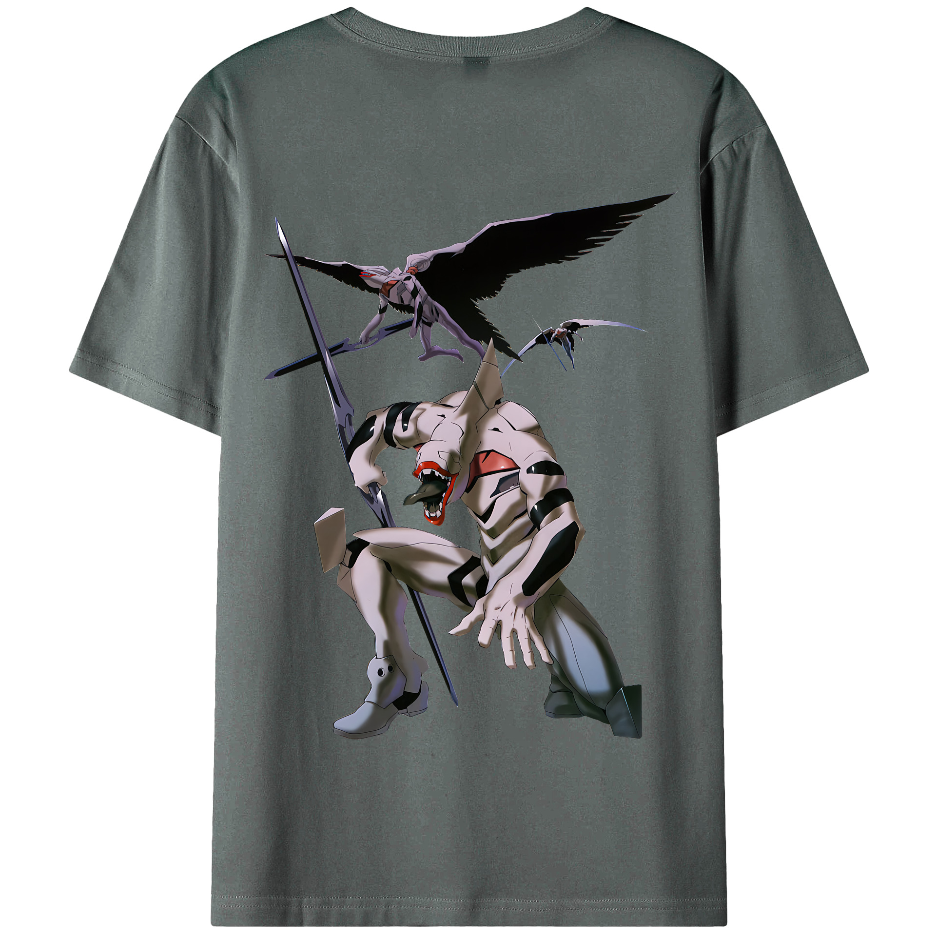 （画像用） EVA 新世紀エヴァンゲリオン 綿100％半袖Tシャツ（背面プリント）
